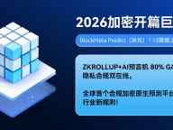 2026年加密行业开篇巨献！全球首个合规化加密原生平台BlockMeta_Predict（块元）1月13日震撼上线