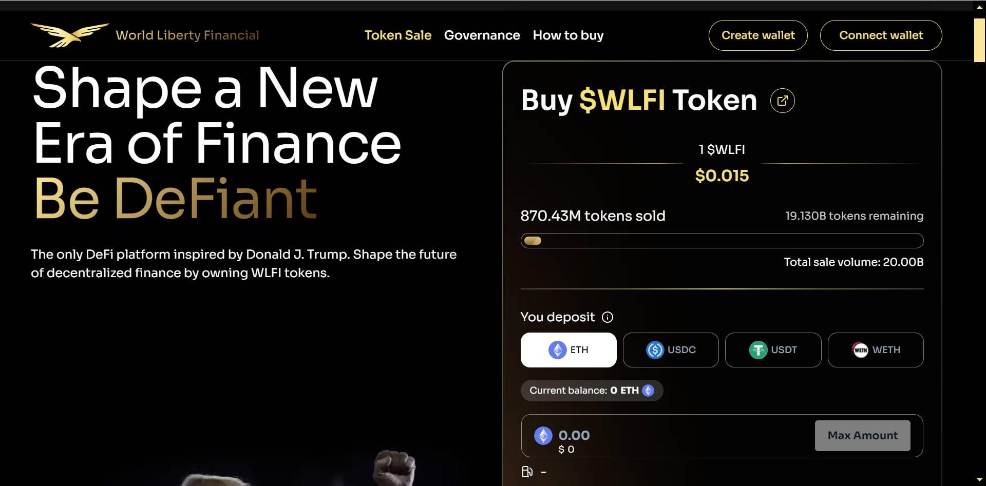 特朗普加密项目WLFI销售远低预期:仅售出4.3%,被指缺乏实用性,但其大选支持率已“大逆转”