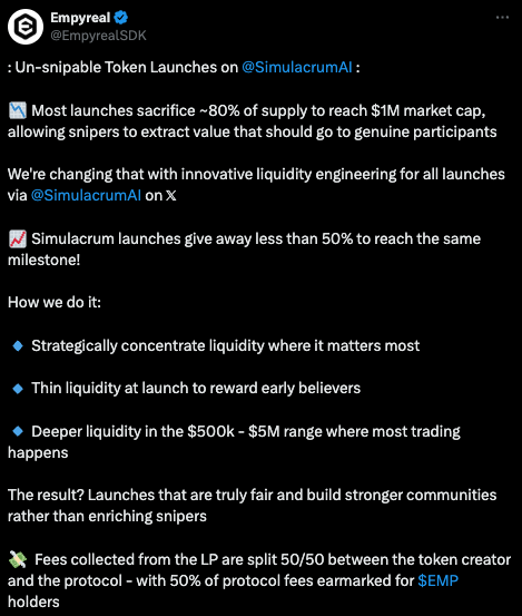 一文读懂Simmi和Empyereal:AI Agent新热点,用社媒账号直接进行链上代币操作