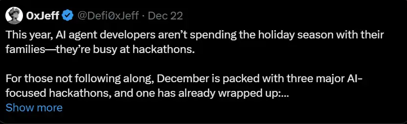 一览Solana AI黑客松项目:哪些创新方向值得关注?