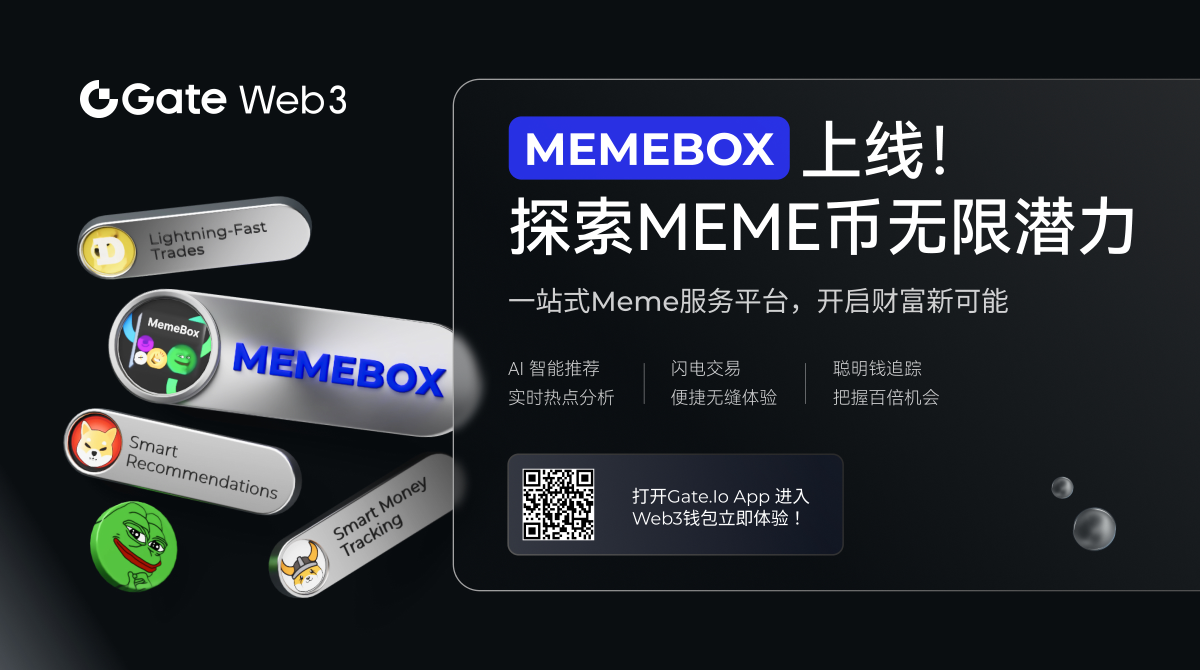 AI开启Meme币潜力:Gate.io推出一站式Meme服务平台MemeBox