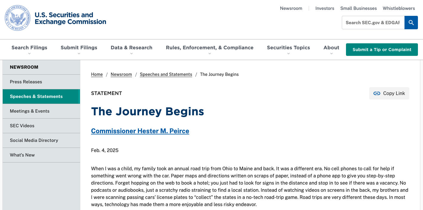 监管解读 | 美国SEC加密货币工作组:迈向更加明确的监管框架