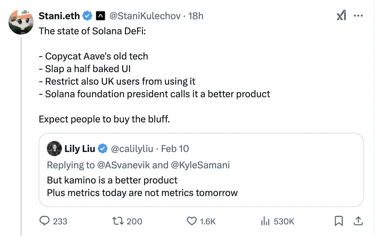 Aave与Solana爆发激烈争论:一场关于借贷协议的「口水战」