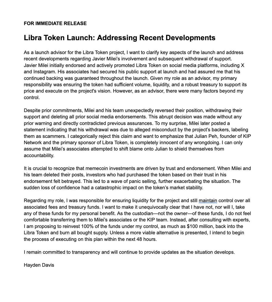 LIBRA黑幕追踪:从米莱删推到内幕团队互撕,谁在操控这场“国家级Rug Pull”?