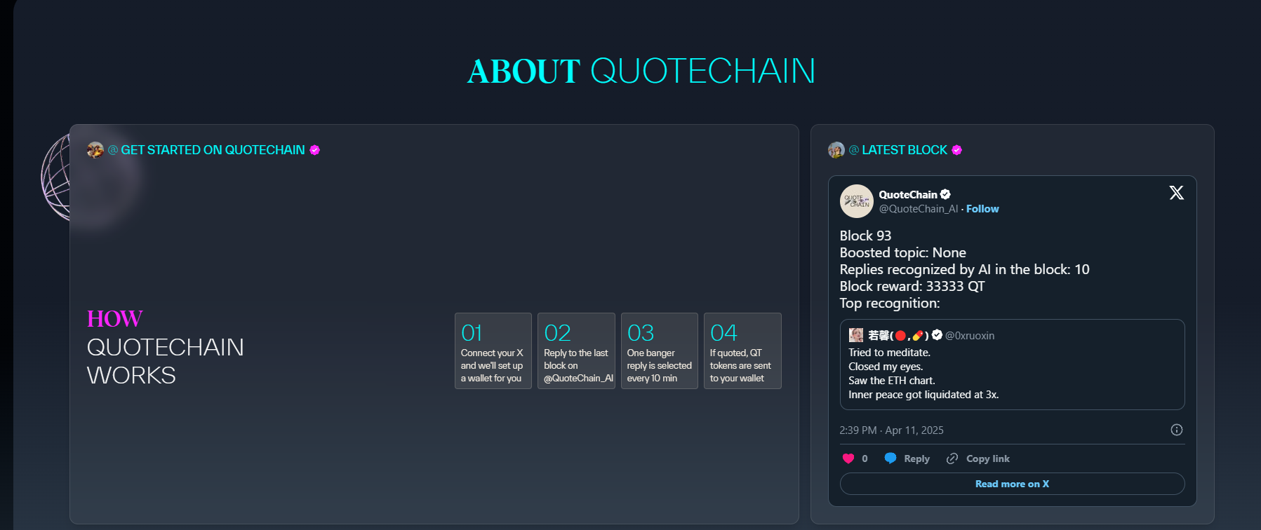 解读QuoteChain:AI SocialFi赛道的一场社会实验